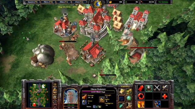Warcraft 3 - Foot BM Copter Vs Gryphon - one of the cheap cost best combo смотреть онлайн