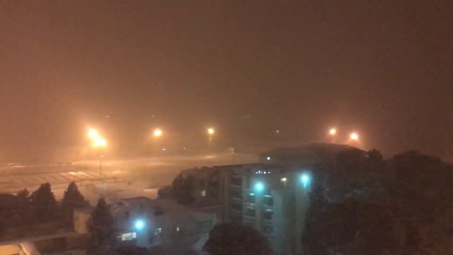 Снег в Баре (Черногория) смотреть онлайн