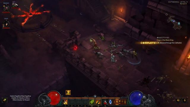 Diablo III Starter Edition Witch Doctor & Wizard Act I Skeleton King смотреть онлайн