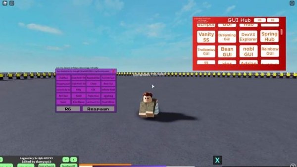 Roblox Serverside Script Showcase GUI HUB