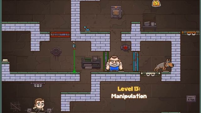 Money Movers 3: Guard Duty -- Level 13 Walkthrough