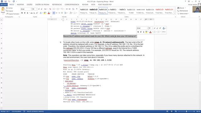 4.5.2.10 Lab - Exploring Nmap смотреть онлайн