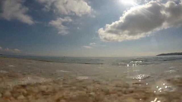 Footage. футаж. море. пляж. прибой. накат. sea. surf zone. beach смотреть онлайн