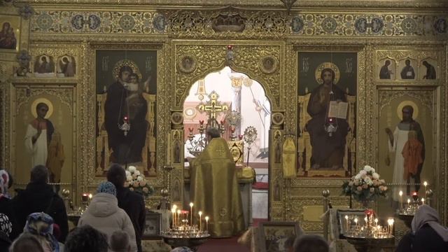 24.12.2023 Литургия. Неделя 29-я по Пятидесятнице, святых Праотец. Прп. Даниила Столпника смотреть онлайн