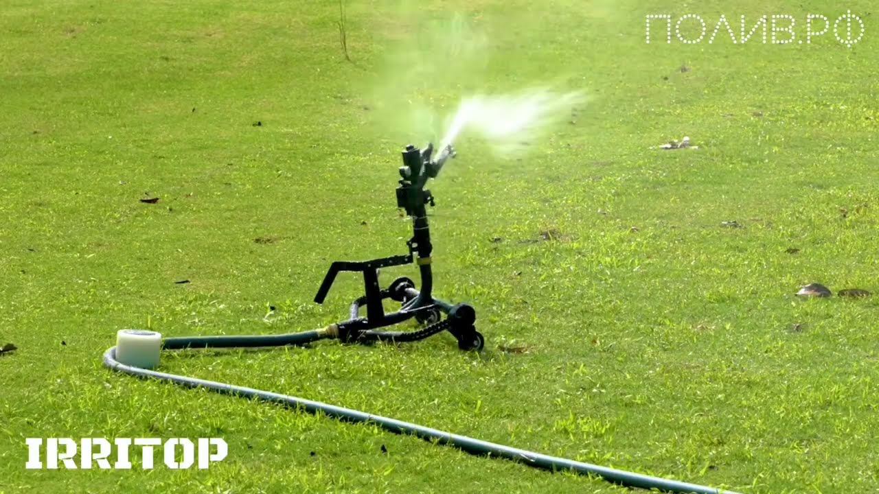 IRRITOP поливная катушка для дачи, газонного участка, теплиц смотреть онлайн
