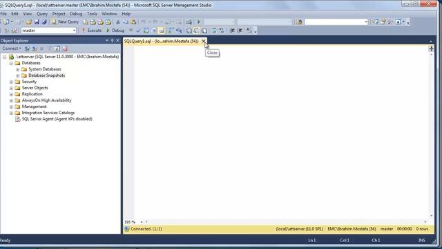 Create database using SQL Language and SSMS part 1 смотреть онлайн