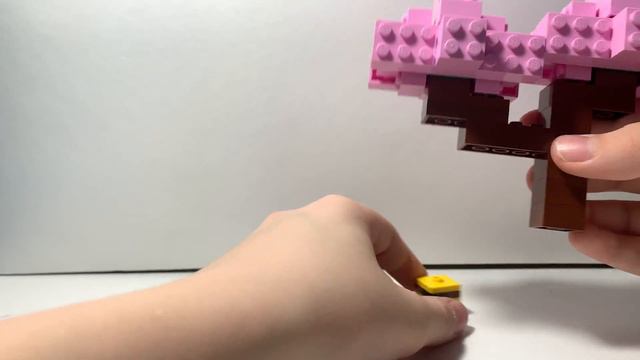 I Built A Cherry Grove In LEGO Minecraft! #minecraft #lego #legominecraft #minecraftlegends