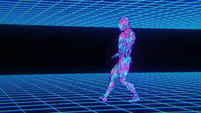 4k VJ LOOP Dancing Robot Background Video | 3 Hours | 4k Screensaver Without Music смотреть онлайн