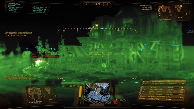 MechWarrior Online-обычный ночной бой Атласа смотреть онлайн