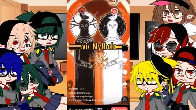 bnha react to mythical creatures in our world смотреть онлайн