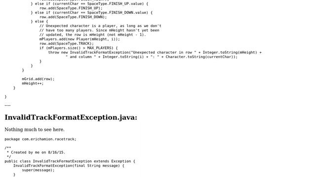 Code Review: Racetrack in Java смотреть онлайн