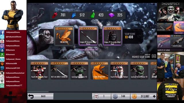 Injustice Gods Among Us iOS - Unlocking Blackest Night Doomsday Top 1% and Specials смотреть онлайн