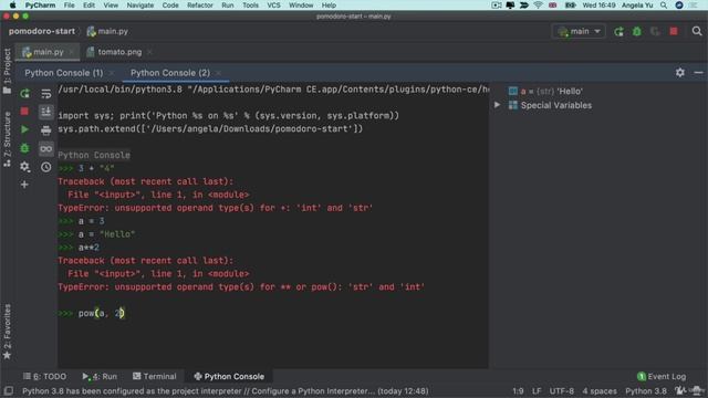 Day 28 - Tkinter, Dynamic Typing and the Pomodoro GUI Application - 5. Dynamic Typing Explained смотреть онлайн