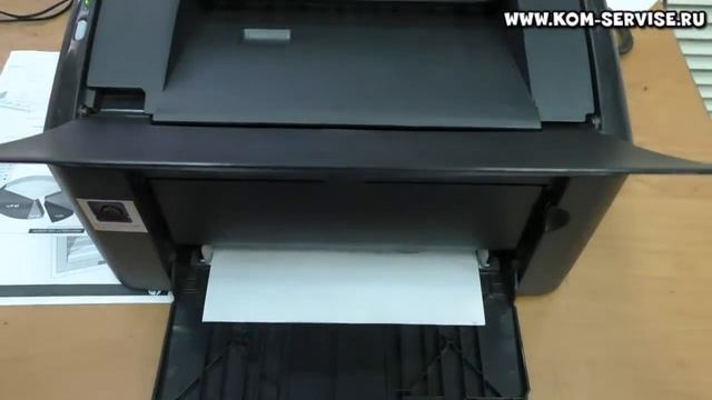 Как проверить картридж без компа на принтере Canon LBP3010, HP 1005,1006. Печать теста.