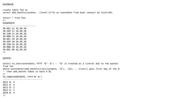 Databases: Oracle Query by Quarter (3 Solutions!!) смотреть онлайн