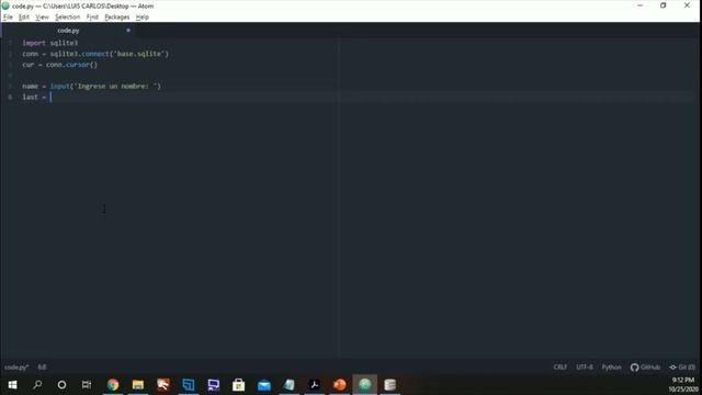 Manejo de una Base de Datos en Python смотреть онлайн