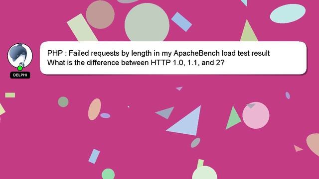 PHP : Failed requests by length in my ApacheBench load test result смотреть онлайн