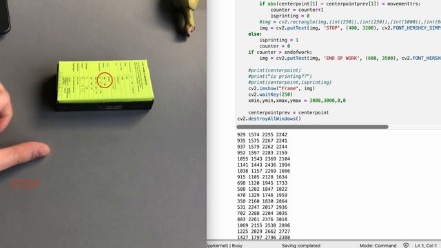 Simple object tracking in Python based on color смотреть онлайн
