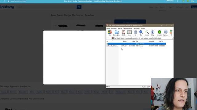 "PHOTOSHOP'A FIRÇA/BRUSH NASIL YÜKLENİR?" Dijital Çizim Dersleri: 4 смотреть онлайн