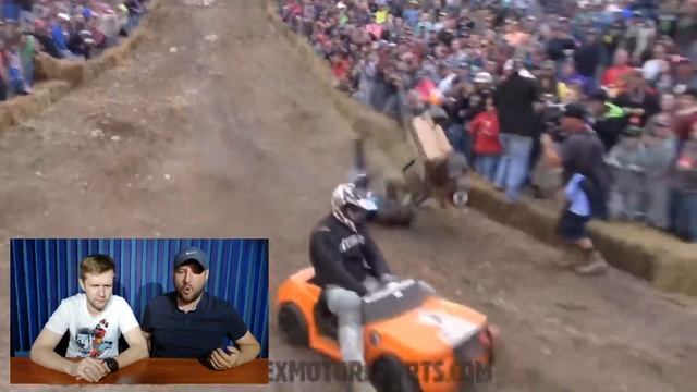 ГОНКИ С ГОРЫ НА ДЕТСКИХ МАШИНКАХ | VIOLENT BARBIE JEEP RACING смотреть онлайн