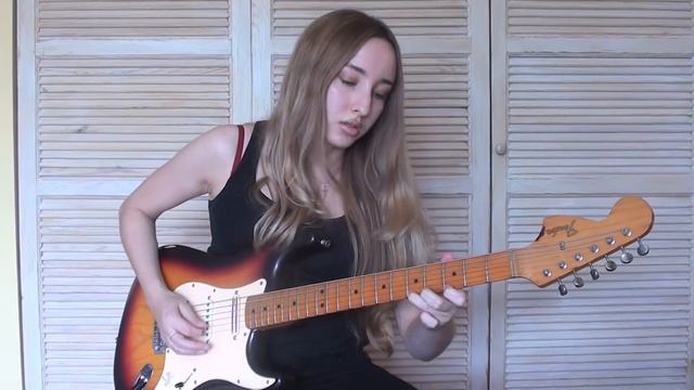 Eric Johnson - SRV guitar cover by Yana смотреть онлайн