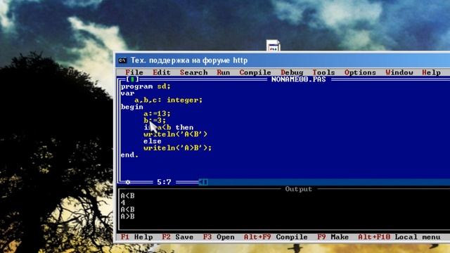 Turbo Pascal 7.1 Урок №7 смотреть онлайн