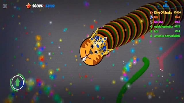 Snaky.io 90.000+ Best Score GamePlay Top 01 King Snake Snaky io Walkthrough #04 смотреть онлайн