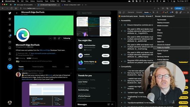 Advanced issues filtering in Edge DevTools and VSCode смотреть онлайн