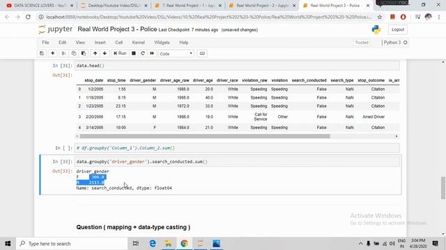 Project - 3 | Data Analysis with Python | #DataScience | Police Dataset смотреть онлайн