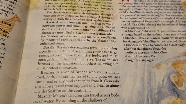 AD&D - Birthright Bloodline Abilities | Travel смотреть онлайн