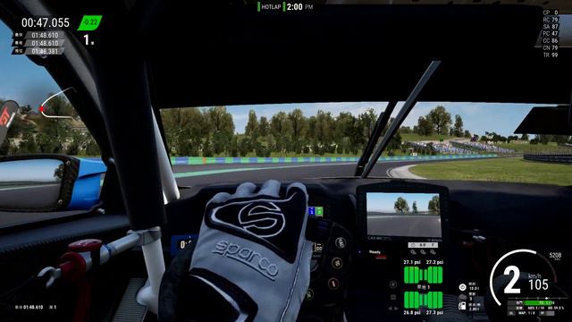 Assetto Corsa Competizione BMW M4 GT3 2022 Hungaroring смотреть онлайн