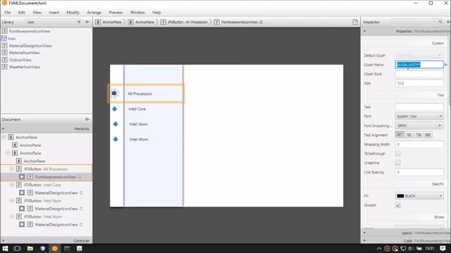 How to Design a Vertical Side Menu With Tabs - JavaFX IntelUI Inspiration смотреть онлайн