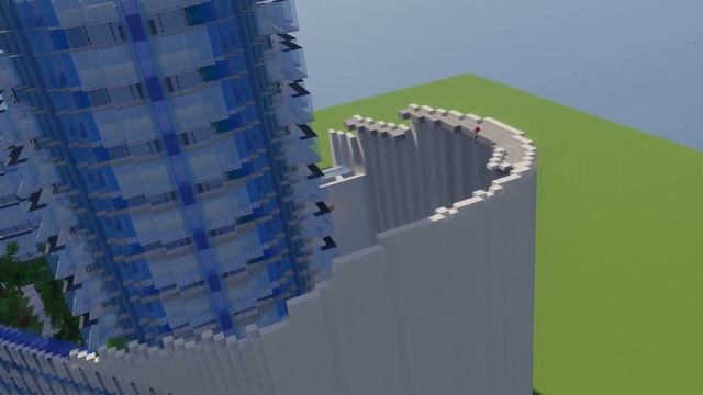 Building Tour Odeon(the tallest building in Monaco) in Minecraft, Time Lapse смотреть онлайн