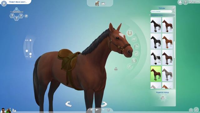 Все породы лошадей в Симс 4