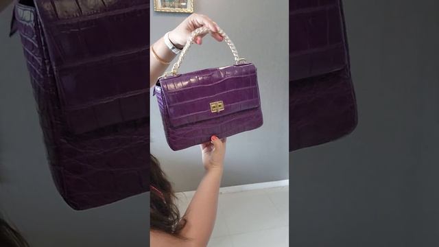 Сумка из крокодила ? Прямые отправки до двери клиента с фабрики Тайланда ?? смотреть онлайн