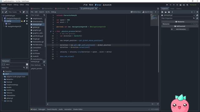 2D Navigation/Pathfinding in Godot 4 - Quick Tutorial смотреть онлайн