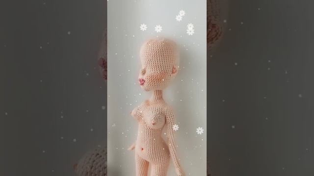 Тело каркасной куклы крючком