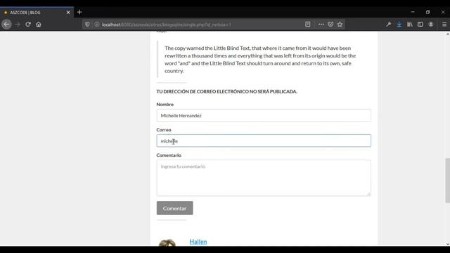 BLOG PERSONAL CON PHP SQLITE 3 Y BOOTSTRAP смотреть онлайн