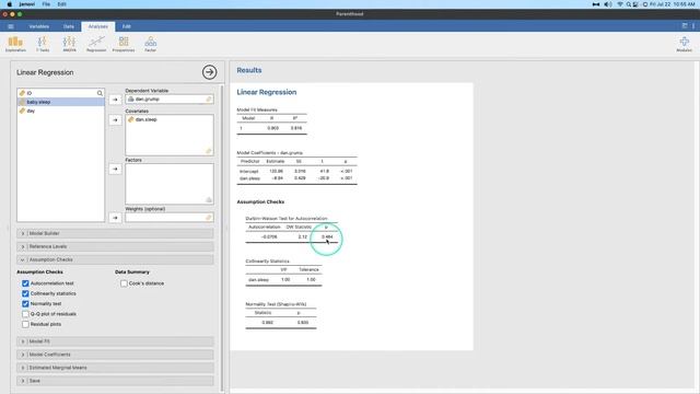 How do I... DO A SIMPLE MULTIPLE REGRESSION in Jamovi? (2022) смотреть онлайн
