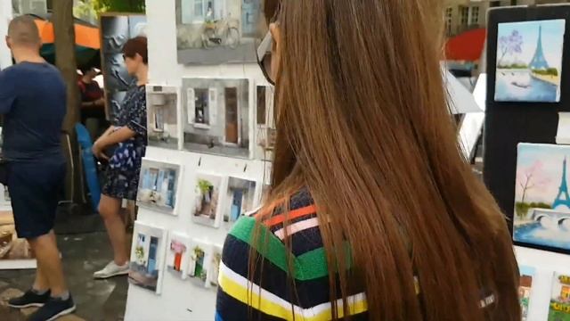 ПРОГУЛКА ПО ПАРИЖУ #Париж #Монмартр , улочки Парижа смотреть онлайн