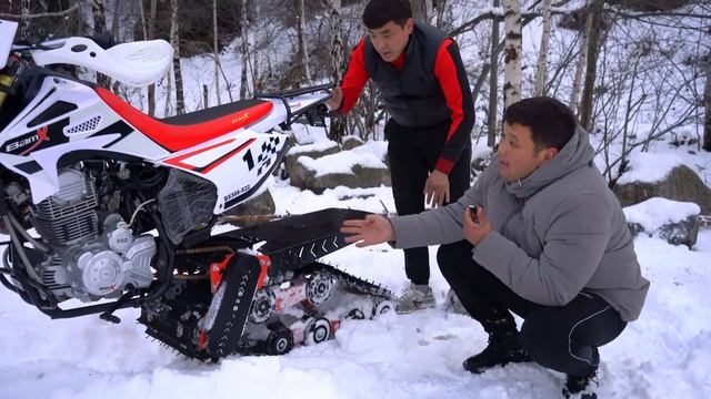 Гусеница қарда қалай жүреді? | bamX ендурасына гусеница орнаттық смотреть онлайн