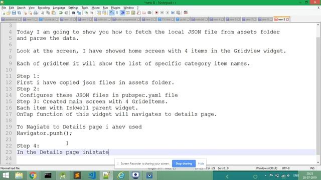 Read Local Json file Flutter - Grideview Flutter смотреть онлайн