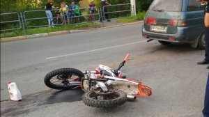 ДТП с питбайком