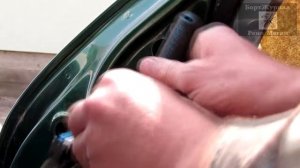 Как снять боковое зеркало заднего вида. Рено Меган 1.