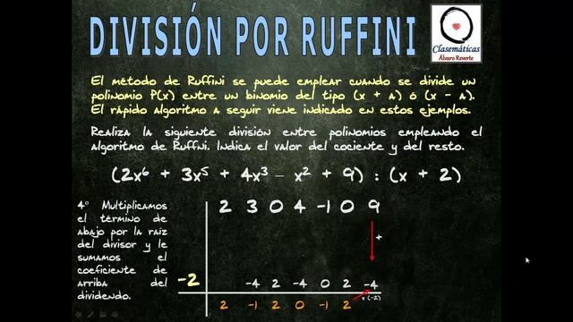 (Álgebra) - División por Ruffini (1108) смотреть онлайн