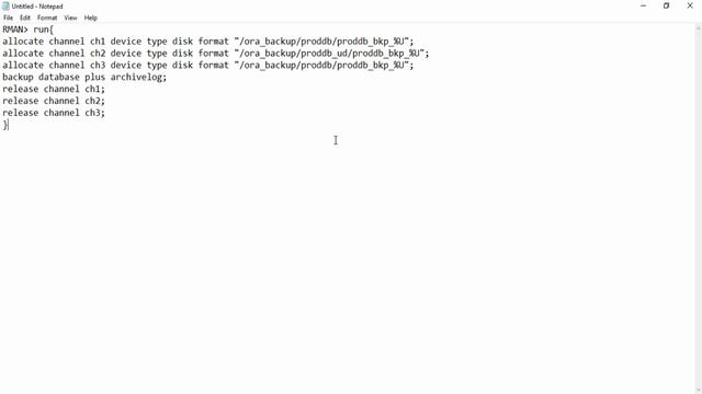 How many channels you can allocate in RMAN? смотреть онлайн