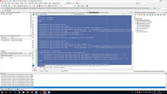 DataTable Server-side e Responsivo no Intraweb смотреть онлайн