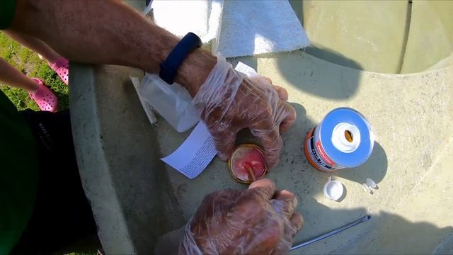 Открываем лодочный сезон. Подготовка лодки из стеклоткани - ремонт и покраска смотреть онлайн