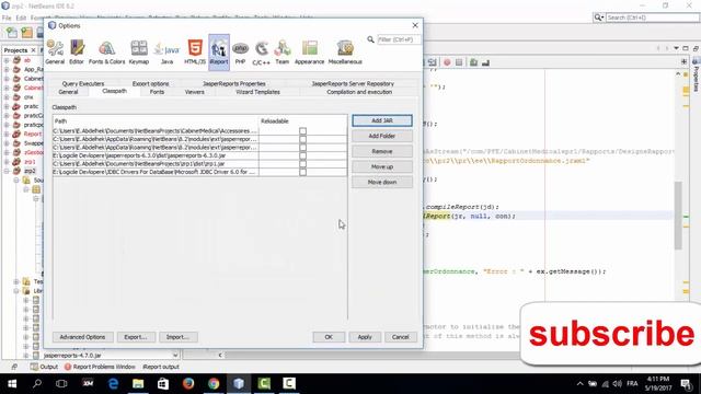 Connection project java with jasper report with Database by Driver SQLServer смотреть онлайн