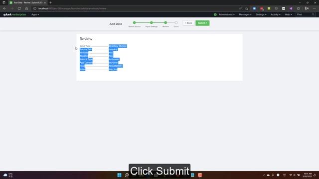Splunk - Data input/onboarding log - 1 file and directory смотреть онлайн